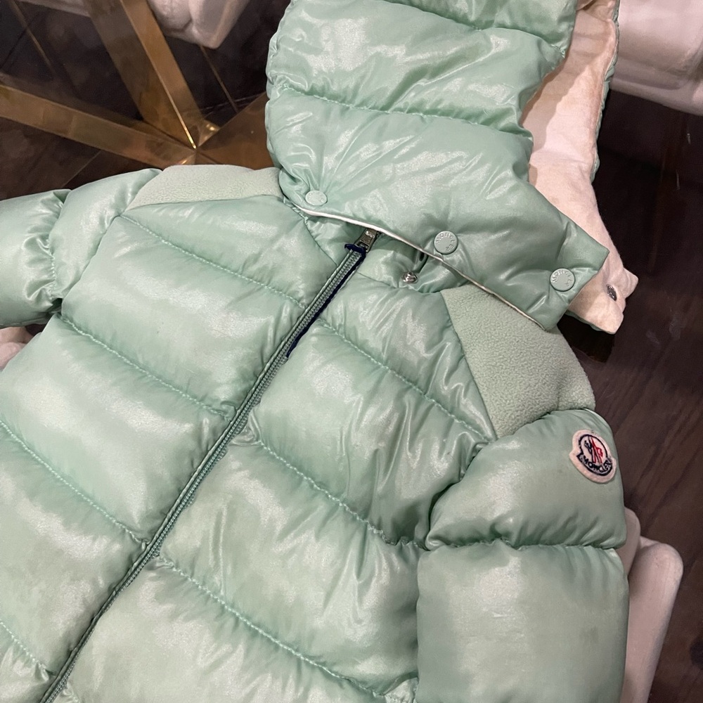 Moncler Light Green Puffer Jacket